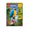 LEGO building set Exotic Parrot 31136 — Creator display model, 253 pieces, 220×120×110 mm