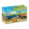 Playmobil Harvester Tractor with Trailer - Pretend Play & Imaginative Play for Ages 6 to 9 - Fat Brain Toys