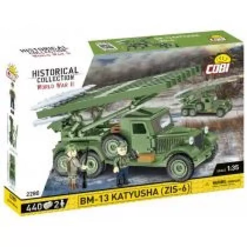 Building blocks COBI BM-13 Katyusha ZIS-6 440 pieces