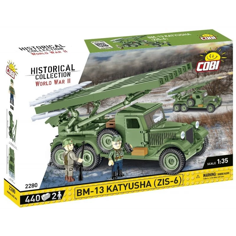 Building blocks COBI BM-13 Katyusha ZIS-6 440 pieces