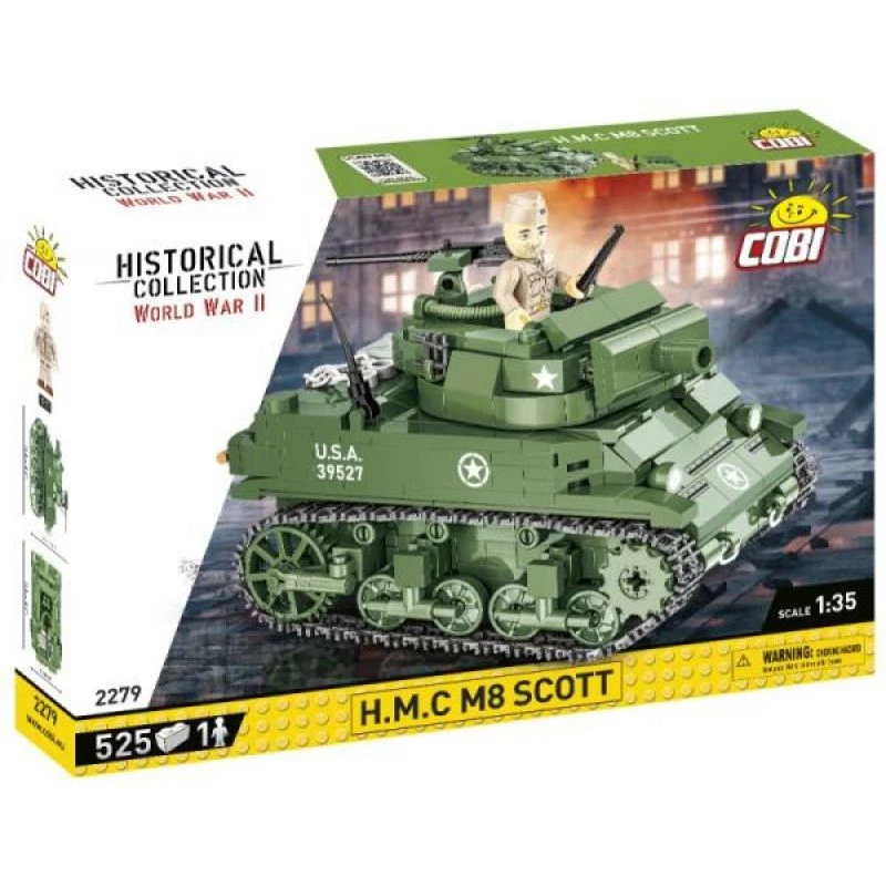Building blocks COBI H.M.C M8 Scott 525 pieces World War II