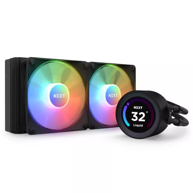 All-in-one liquid cooler NZXT Kraken Elite 240 RGB 12 cm Black