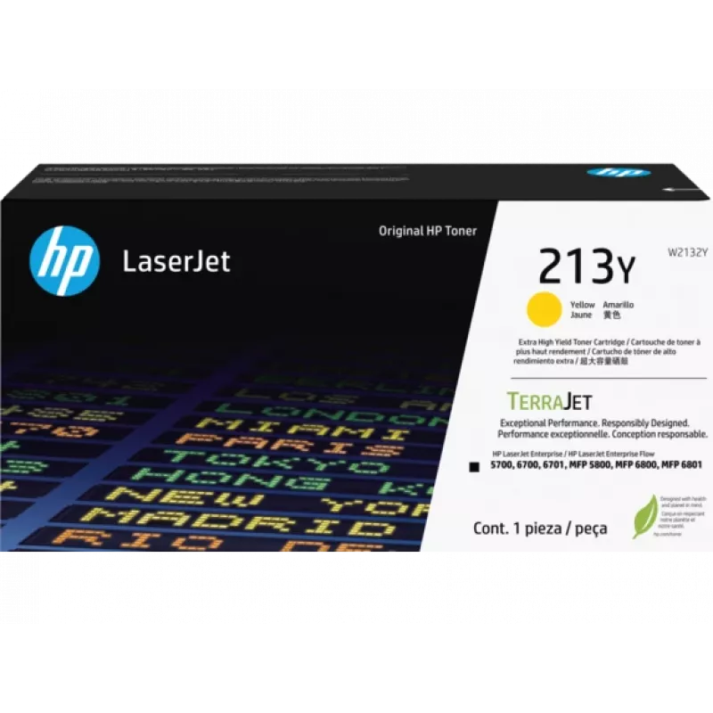 HP 213Y Extra High Yield Yellow Original LaserJet Toner Cartridge