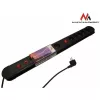 Maclean power strip, 10 outlet extension cord, 2 switches, protection and overload indication, 3680W, MCE10