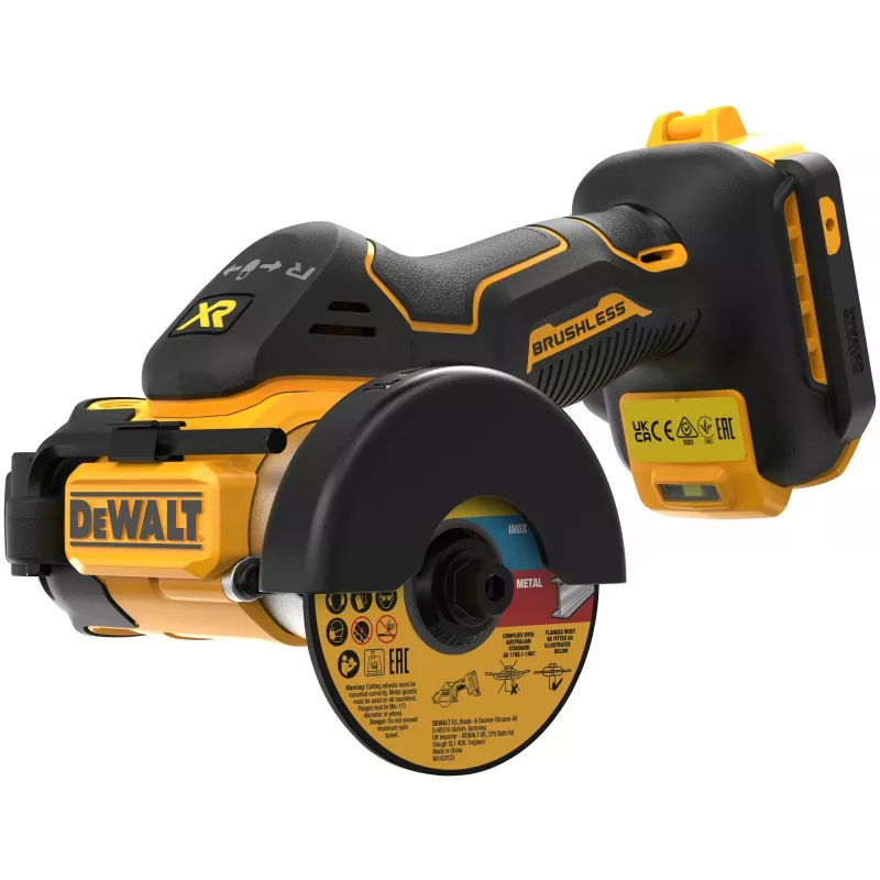 DeWALT DCS438N-XJ 18V XR cordless angle grinder, 76 mm