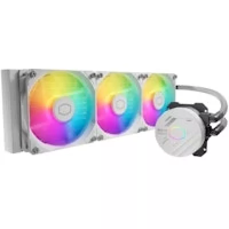Liquid cooling kit Cooler Master MasterLiquid 360L Core ARGB White 12 cm fans