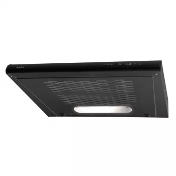 Built-in cooker hood AMICA OSC6212B, 600 mm, max extraction 163 m³/h, aluminium grease filter, LED, 3 speeds