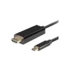 Video cable adapter Lanberg CA-CMHD-10CU-0018-BK 1.8m USB Type-C to HDMI