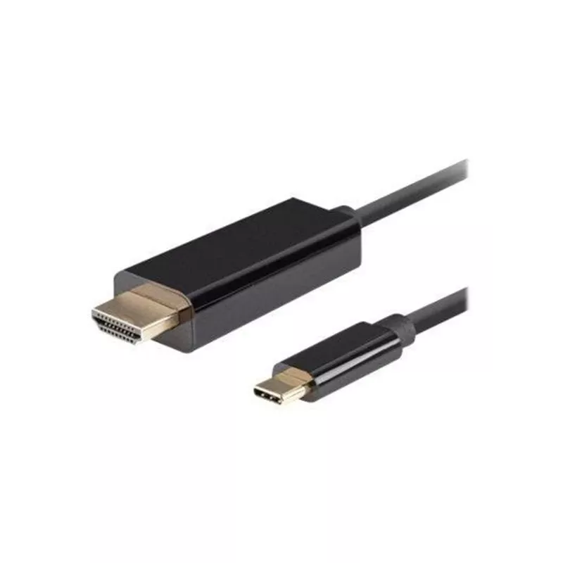 Video cable adapter Lanberg CA-CMHD-10CU-0018-BK 1.8m USB Type-C to HDMI