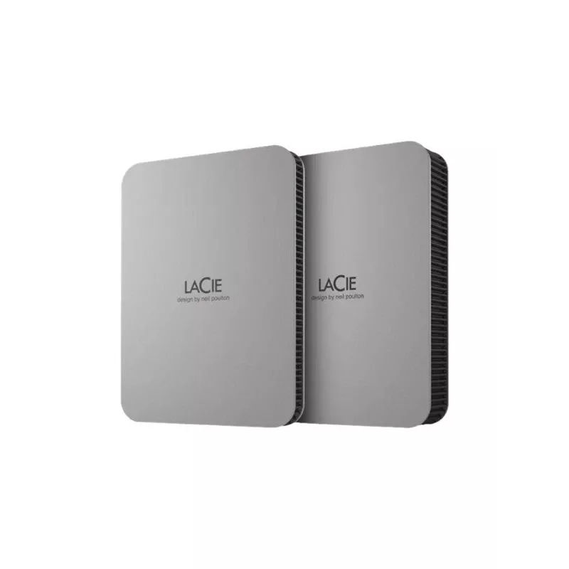 LaCie Mobile Drive Secure 5TB Portable External Hard Drive 2.5 inch Mac & PC Space Grey Data Rescue Service (STLR5000400)