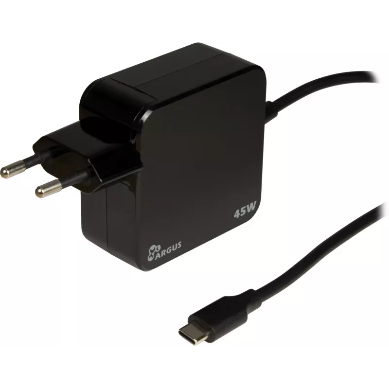 Charger Inter-Tech PD-2045 Universal Black AC Indoor 20V USB-C