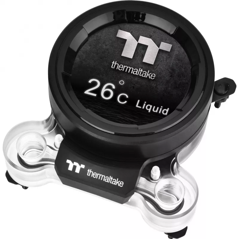 Water cooling Pacific MX2 Ultra CPU water block, copper, 2.1 LCD temperature sensor