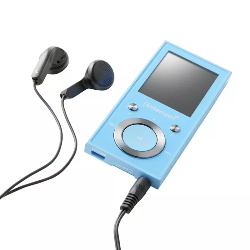 MP3 player INTENSO Video Scooter BT — 16 GB, LCD display, MicroSD compatible, Blue