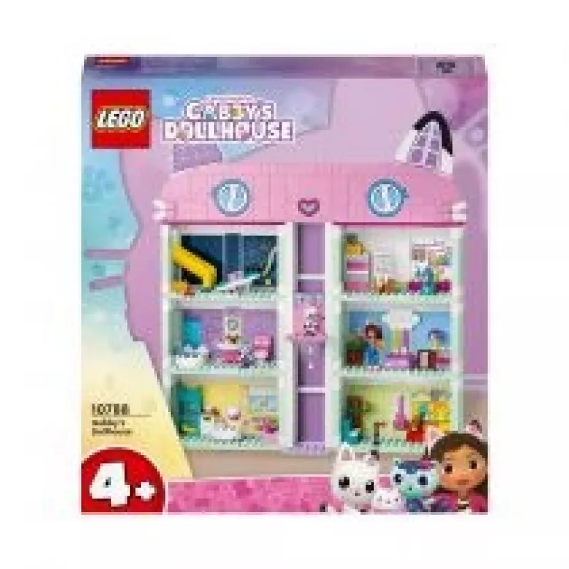 Construction toy LEGO Gabby's Dollhouse set 10788 — 498 pieces, 3 minifigures, for ages 4+