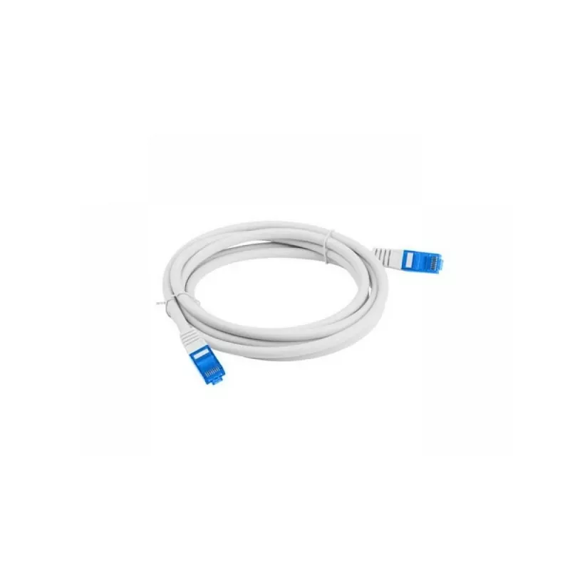 Network cable LANBERG Cat6a S/FTP PCF6A-10CC-0100-S, 1 m, RJ-45, Grey, LSZH, 500 MHz