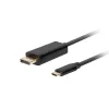 USB-c-zu-displayport-adapter Lanberg Ca-cmdp-10cu-0018-bk Black 1,8 M