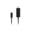 USB-c-zu-displayport-adapter Lanberg Ca-cmdp-10cu-0018-bk Black 1,8 M