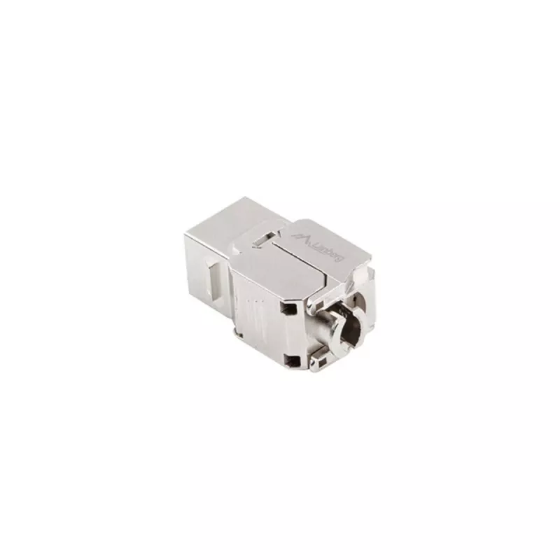 Keystone module Lanberg KSF7-2000 Flat Stainless Steel