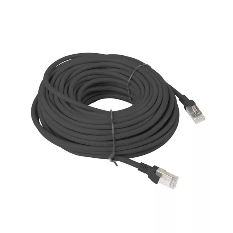 LANBERG Cat6 networking cable PCU6-10CC-2000-BK — 20 m, U/UTP, RJ-45, black