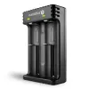 Battery charger everActive LC200 household USB, 2-bay, Li-Ion, supports A/AA/AAA/AAAA/C/D, 5 V input, 4.2 V output, black