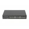 Unmanaged switch LANBERG RSGE-24 — 24× Gigabit Ethernet 1U, rack-mountable, black