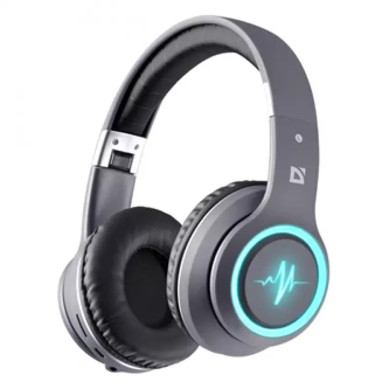 Headset DEFENDER FREEMOTION B571 LED wireless binaural, 4 cm drivers, 6–8 h battery, closed acoustic, 20–20000 Hz
