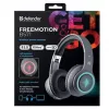 Headset DEFENDER FREEMOTION B571 LED wireless binaural, 4 cm drivers, 6–8 h battery, closed acoustic, 20–20000 Hz