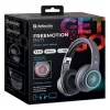 Headset DEFENDER FREEMOTION B571 LED wireless binaural, 4 cm drivers, 6–8 h battery, closed acoustic, 20–20000 Hz