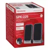 DEFENDER SPK-225 Wired 2.0 Speakers, 4 W RMS, USB/DC 5V, 3.5 mm, Black
