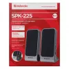 DEFENDER SPK-225 Wired 2.0 Speakers, 4 W RMS, USB/DC 5V, 3.5 mm, Black