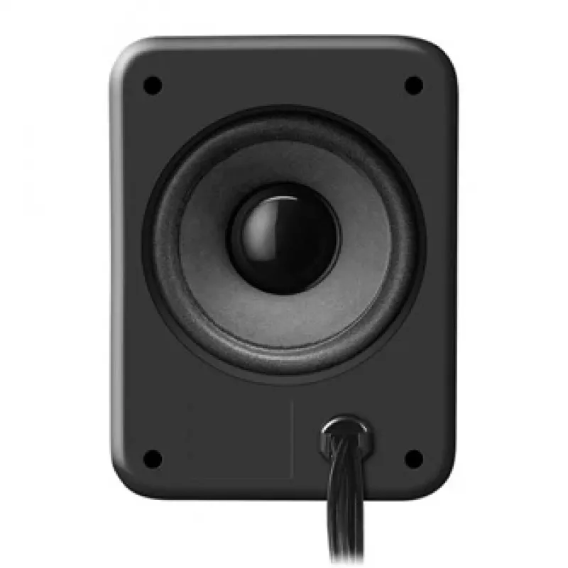 Defender V12 65212 2.1 computer speakers, 11 W, 5 W subwoofer, USB powered, LED backlight, black, 115 x 130 x 223 mm
