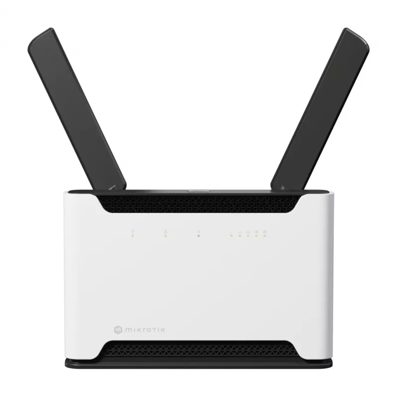 MikroTik Chateau LTE18 - Wireless Router - 5-Port-Switch - GigE, 2,5 GigE - Wi-Fi 5, Wi-Fi 6 - Dual-Band (S53UG+5HAXD2HAXD-TC&EG18-EA)