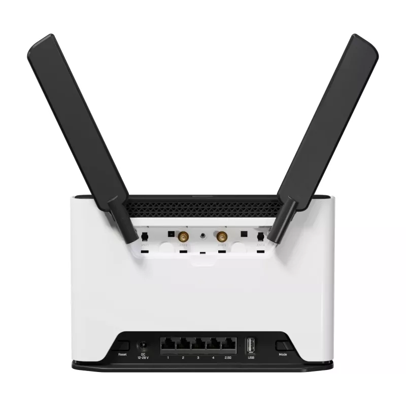 MikroTik Chateau LTE18 - Wireless Router - 5-Port-Switch - GigE, 2,5 GigE - Wi-Fi 5, Wi-Fi 6 - Dual-Band (S53UG+5HAXD2HAXD-TC&EG18-EA)