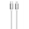 TB Cable USB-C - Lightning braided 1m, silver