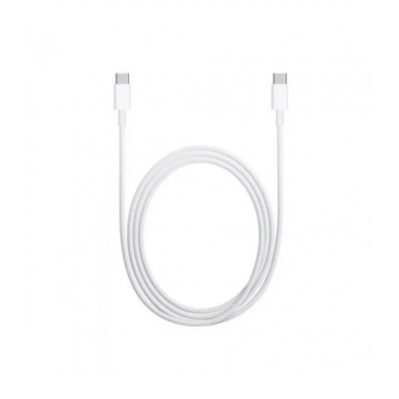 USB C - USB C cable 1m. silicone white