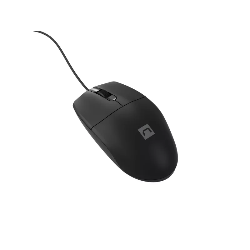 Wired Office Mouse NATEC Ruff Plus USB Type-A, right-hand, 1200 DPI, 3 buttons, black