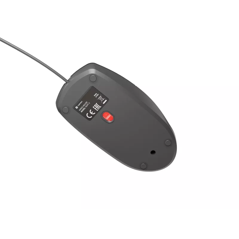 Wired Office Mouse NATEC Ruff Plus USB Type-A, right-hand, 1200 DPI, 3 buttons, black