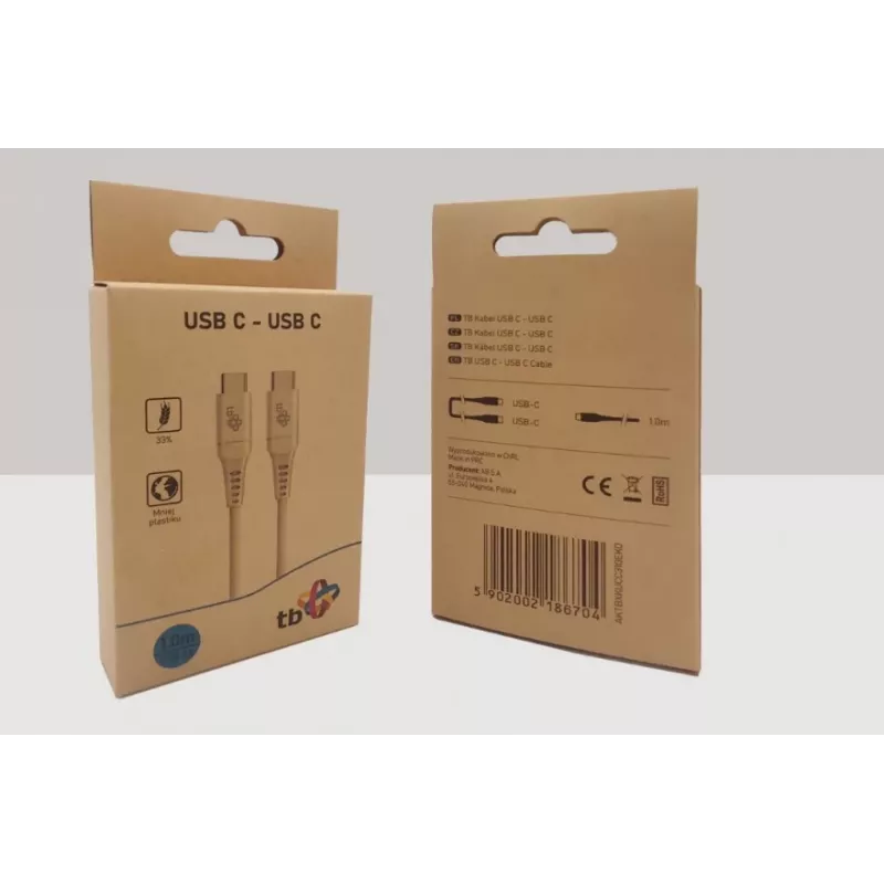 TB Touch Eco Friendly USB C 2.0 - USB C Cable