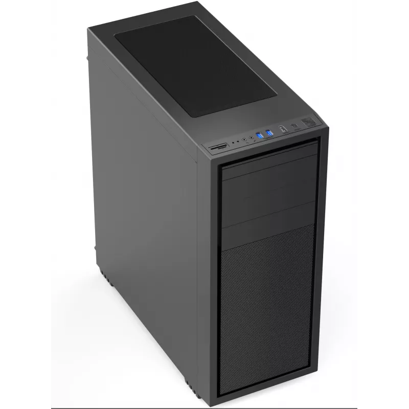 Gembird Fornax K500 ATX computer case, Midi Tower, Black