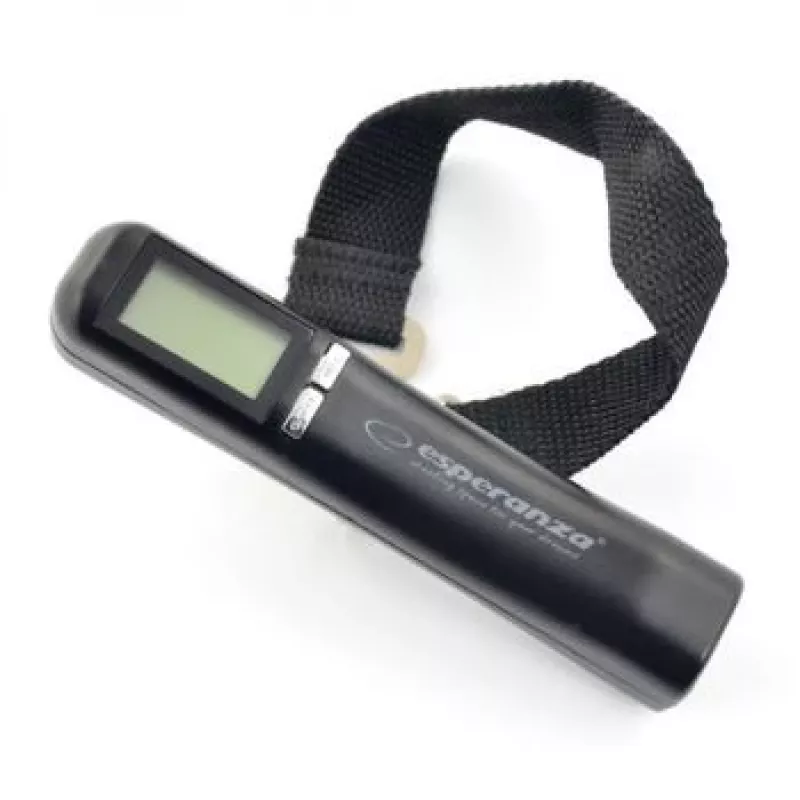Electronic Luggage Scale Esperanza ETS001, up to 50 Kg, Black