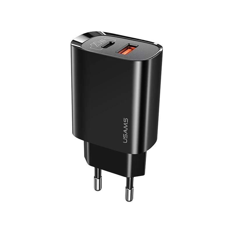 Charger usams T35 20W PD3 USB-C to USB fast charging adapter