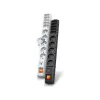 HSK DATA S10 3m power extension 10 AC outlet(s) Indoor/Outdoor Black