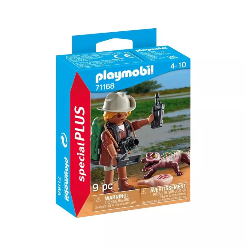 Playmobil Special Plus Researcher with Young Caiman Playset