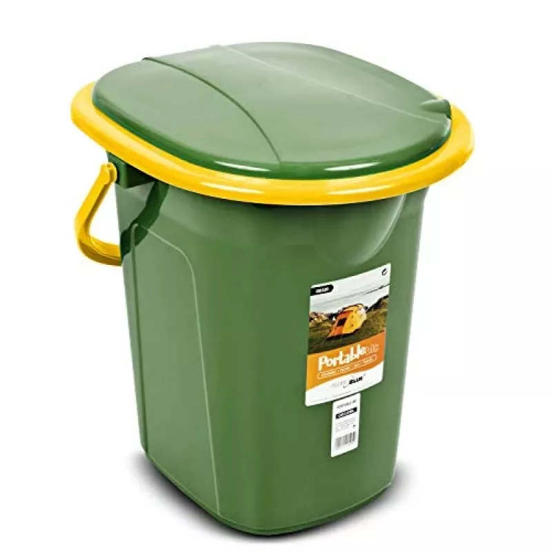 Portable Toilet Bucket GreenBlue GB320GO — Lightweight Tourist Camping Toilet