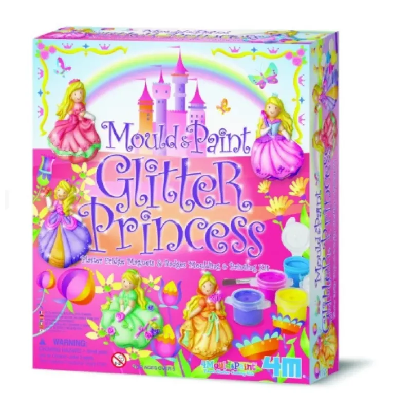 Creative set 4m Glitter Princesses model 3528 — craft kit with glitter decorations