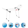 Drying rack VILEDA King White 157247 — steel, 20 m drying space, foldable with castor wheels