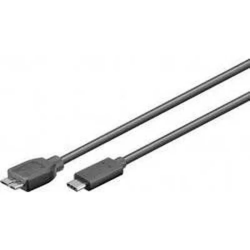 Wentronic goobay - USB Cable - Micro-USB Type B (M) to USB-C (M) - USB 3,1 - 60cm - umkehrbarer C-Plug (67995)
