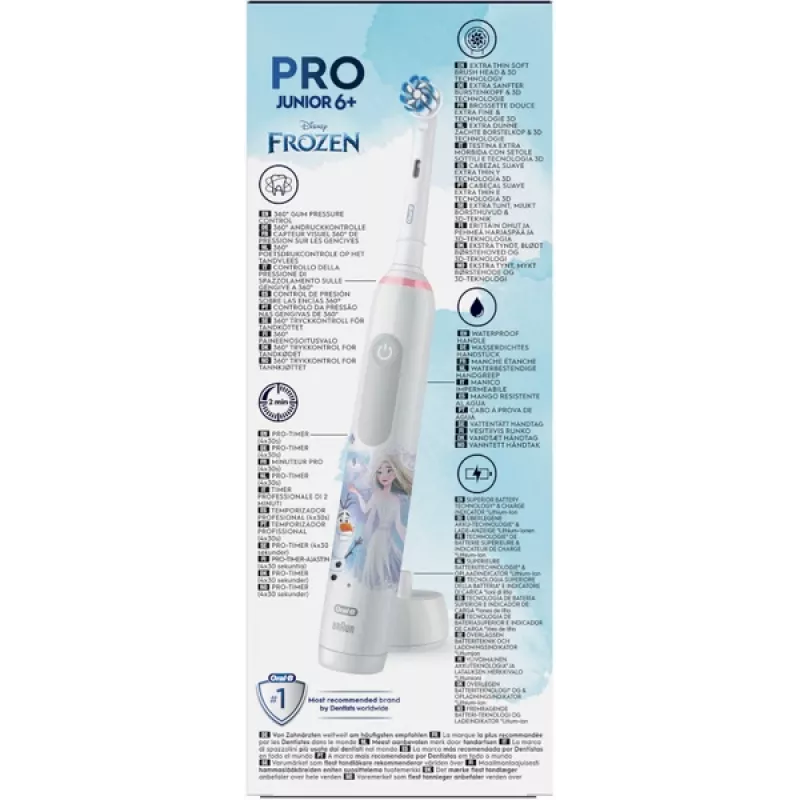 Rotating Toothbrush Oral-B PRO Junior Frozen