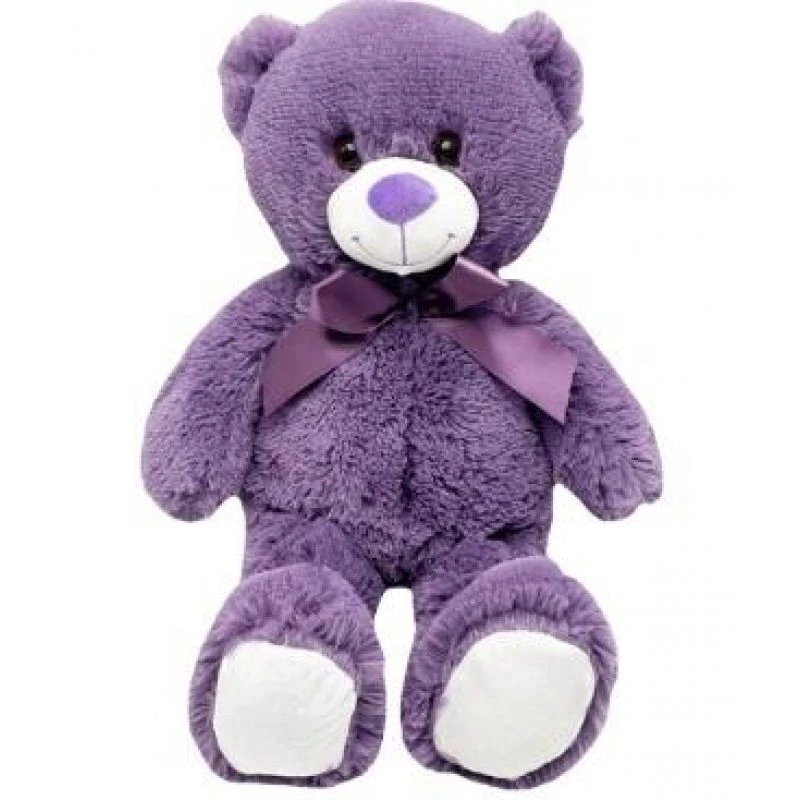 Soft toy TULILO Teddy Bear Violet 35 cm (model 9297)