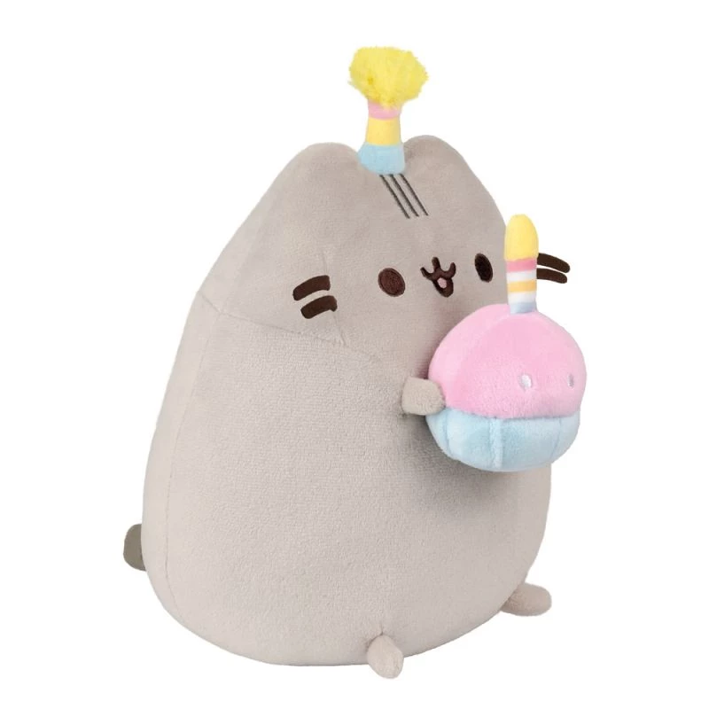Plush toy Pusheen by Pusheen — 24 cm birthday hat with cake plushie